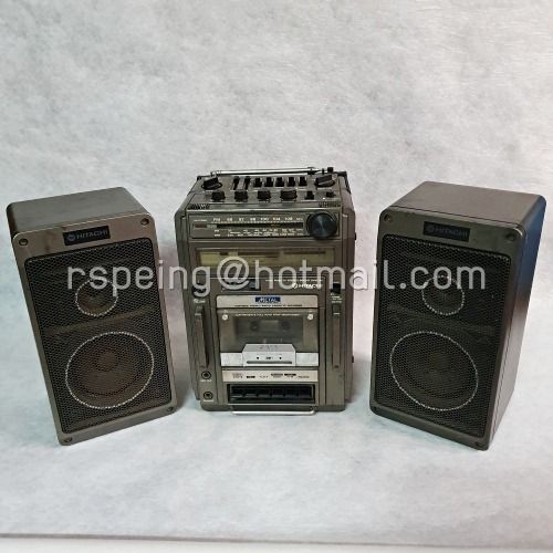 เครื่องเล่นเทปคาสเซ็ทวินเทจ Hitachi TRK-9140W  ของแท้ยุค 80–90s รุ่นหายาก รูปที่ 5