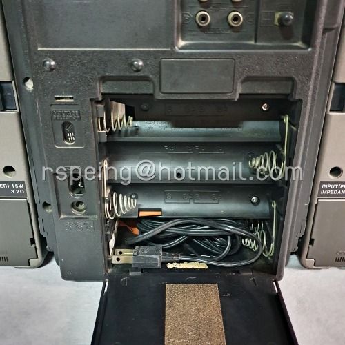 เครื่องเล่นเทปคาสเซ็ทวินเทจ Hitachi TRK-9140W  ของแท้ยุค 80–90s รุ่นหายาก รูปที่ 6
