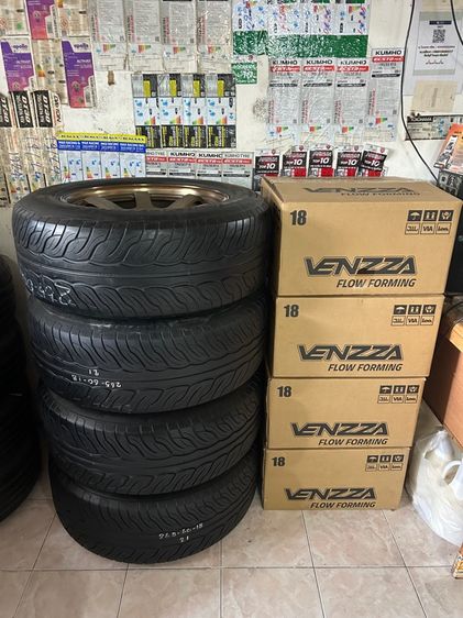ล้อใหม่TE37SUV 18x9 ET0 6x139 พร้อมยางมือสอง LENSO 265 60 18 ครบชุด ราคาถูกจัดให้ชุดเดียวจร้า รูปที่ 10