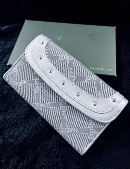 ไม่ระบุ เงิน ผ้า อื่นๆ กระเป๋าสตางค์ใบยาว LONGCHAMP