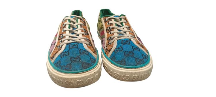 หลากสี ผ้า รองเท้าผ้าใบ UK 8 | EU 42 | US 8.5 Gucci Monogram Sneakers