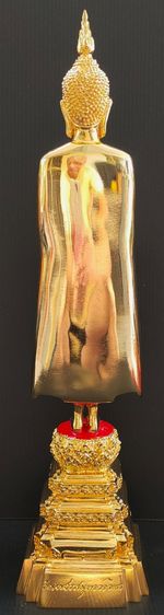 หลวงพ่อบ้านแหลม วัดเพชรสมุทร สูง 14.5 นิ้ว กาหลั่ยทอง สวย รูปที่ 5