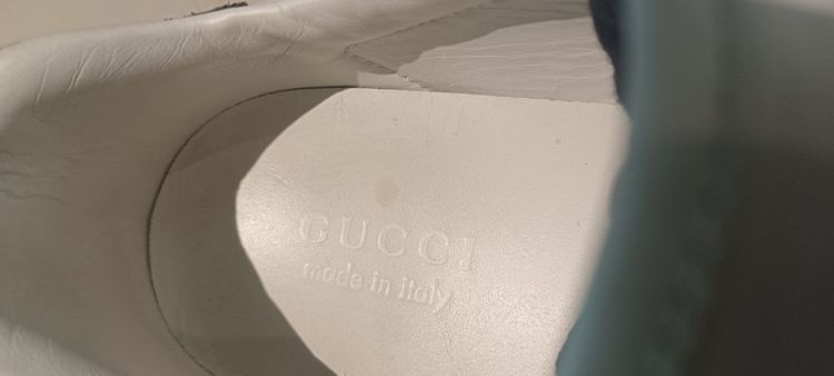 Gucci Sneakers Blue Red stripe รูปที่ 12