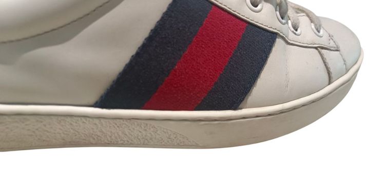Gucci Sneakers Blue Red stripe รูปที่ 5