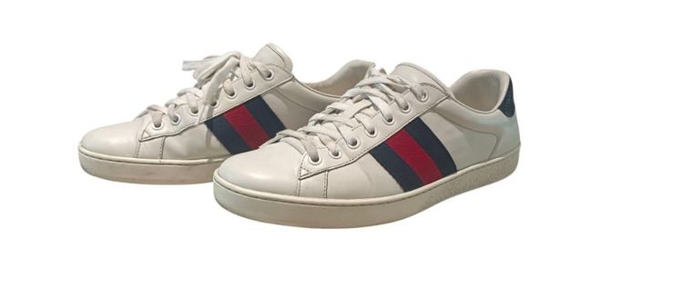 Gucci Sneakers Blue Red stripe