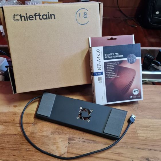 Cheiftain ฐานรอง Notebook 3 USB Hub พัดลม Noctua รูปที่ 3