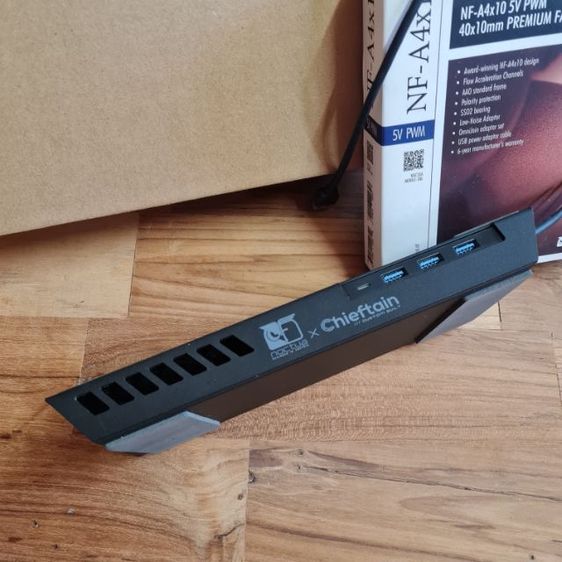 Cheiftain ฐานรอง Notebook 3 USB Hub พัดลม Noctua รูปที่ 4