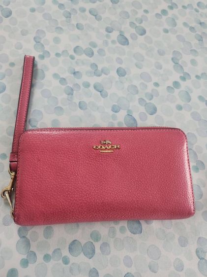 กระเป๋าตัง ใบยาว  coach แท้  มือสอง รูปที่ 4
