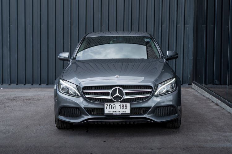 Mercedes-Benz C-Class 2018 C350 Sedan ปลั๊กอินไฮบริด (PHEV) ไม่ติดแก๊ส เกียร์อัตโนมัติ เทา รูปที่ 2