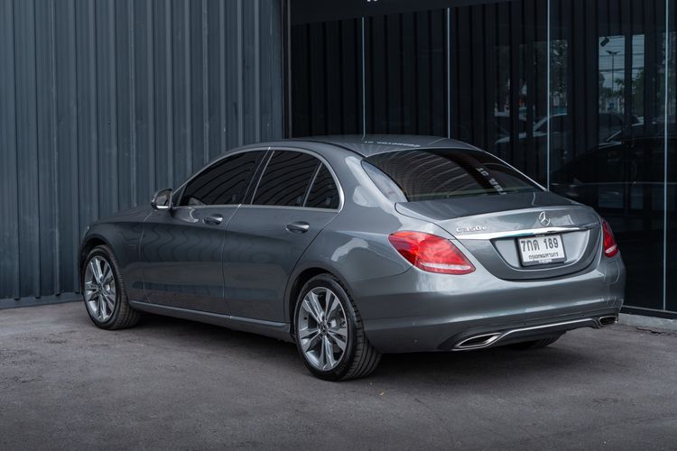 Mercedes-Benz C-Class 2018 C350 Sedan ปลั๊กอินไฮบริด (PHEV) ไม่ติดแก๊ส เกียร์อัตโนมัติ เทา รูปที่ 4