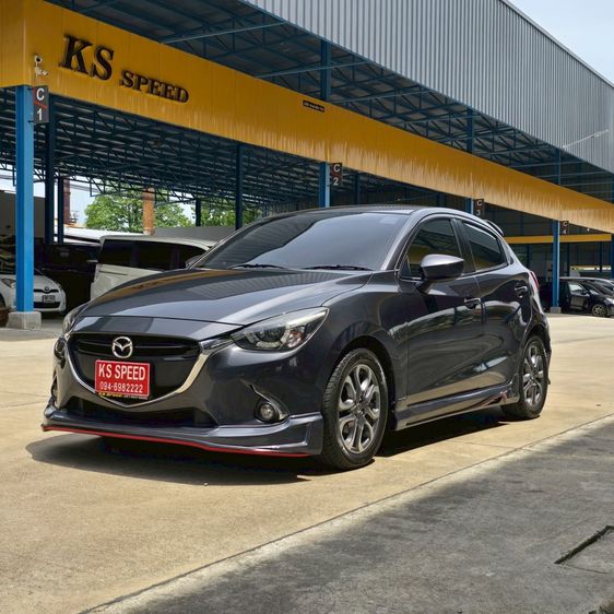 Mazda Mazda 2 2018 1.5 XD Sport High Plus L Sedan ดีเซล ไม่ติดแก๊ส เกียร์อัตโนมัติ เทา
