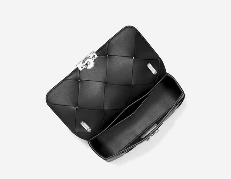 กระเป๋าสะพาย MK รุ่นTribeca Small Woven Leather Shoulder Bag รูปที่ 3