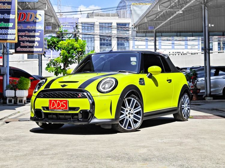 Mini CONVERTIBLE 2022 2.0 S Sedan เบนซิน เกียร์อัตโนมัติ เหลือง รูปที่ 2