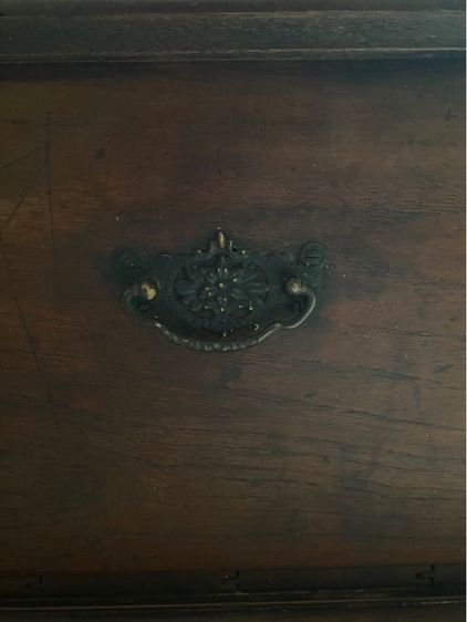 โต๊ะเครื่องแป้งไม้สักโบราณ  (คันฉ่องโบราณ) รูปที่ 5