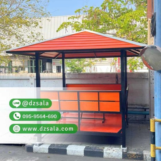 ผ่อนได้ ศาลาเหล็ก พื้น 1.5 x 2 m. ศาลานั่งเล่นเหล็ก แข็งแรงทนทาน คุ้มค่าเกินราคา รูปที่ 2