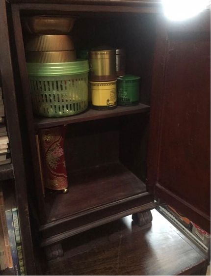 ตู้ไม้สักโบราณ ขาสิงห์ รูปที่ 5