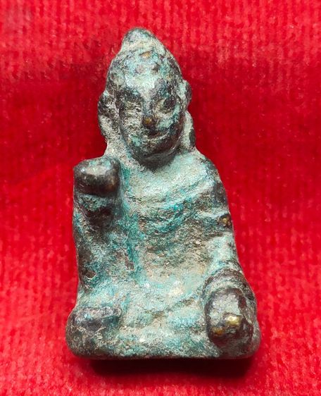 💟 พระประทานพร เนื้อสำริด ศิลปะทวารวดี