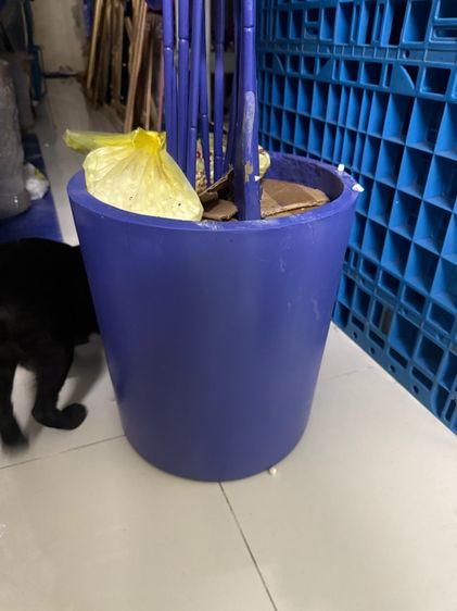 ต้นไม้ปลอมทำสีสดใสพร้อมกระถาง รูปที่ 4