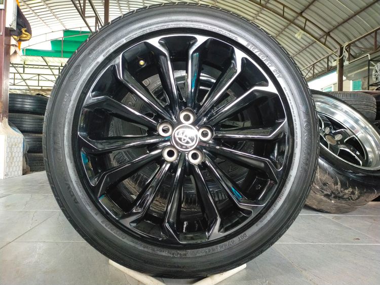 แม็กโตโยต้า ขอบ17 สีอบpowder coat พร้อมยางโยโกฮาม่า 215 50 17 ปี22 ใส่อัลติสได้ทุกรุ่น เซียนต้า  วิช พุส รูปที่ 4