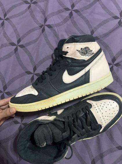 Jordan 1 Retro High Black Crimson Tint ไซส์ 43 รูปที่ 2