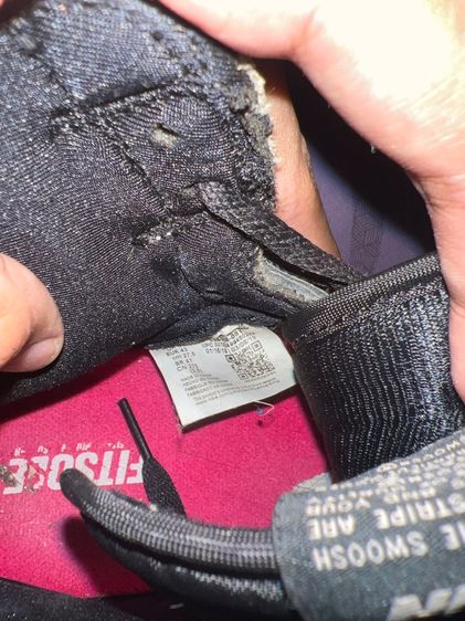 Jordan 1 Retro High Black Crimson Tint ไซส์ 43 รูปที่ 4