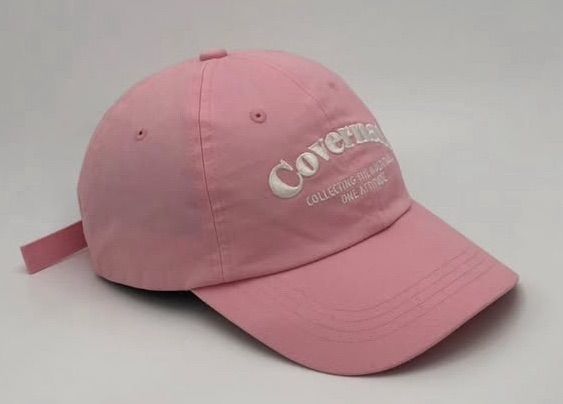  หมวก COVERNAT used ของแท้ 💯  สภาพสวย   รุ่น Serif Lettering Ball Cap  สีชมพู  รูปที่ 3