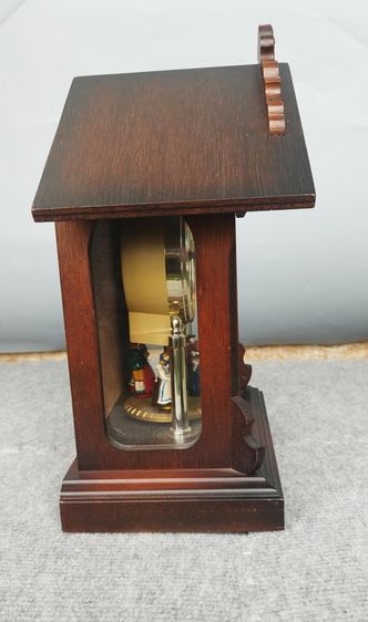 SEIKO Quartz นาฬิกาไม้ตั้งโต๊ะ แบบอนาล็อก ของตกแต่งภายใน มือสอง นำเข้าจากญี่ปุ่น รูปที่ 4