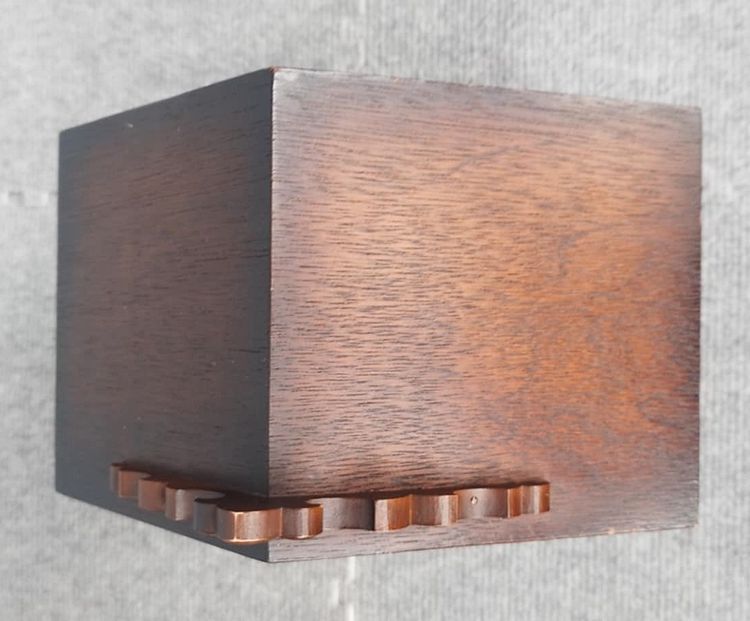 SEIKO Quartz นาฬิกาไม้ตั้งโต๊ะ แบบอนาล็อก ของตกแต่งภายใน มือสอง นำเข้าจากญี่ปุ่น รูปที่ 5