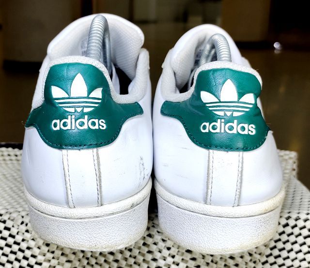 รองเท้า💥adidas superstar💥ของแท้‼️แถบเขียว สวยๆ เดิมๆ สภาพดี💥ไซร์43.5 รูปที่ 7