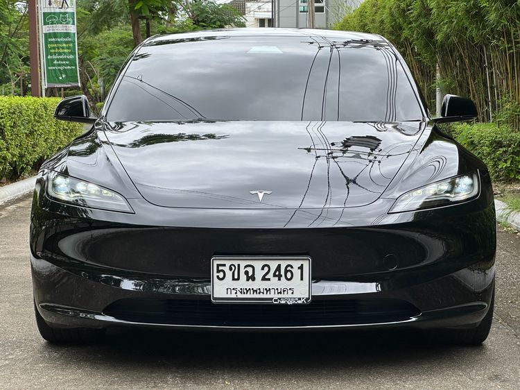 Tesla Model-3 2024 Long Range 4WD Sedan ไฟฟ้า ไม่ติดแก๊ส เกียร์อัตโนมัติ ดำ รูปที่ 3