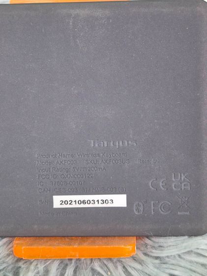 Targus Wireless Keyboard รุ่น AKF003 คีย์บอร์ดบลูทูธแบบพับได้ พกพาสะดวก รูปที่ 6