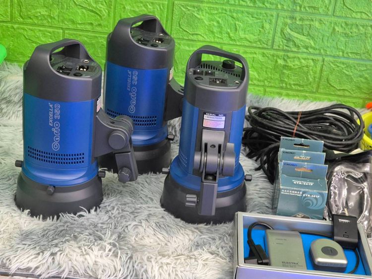 ชุดไฟสตูดิโอ Excella Carlo 350 พร้อมขาตั้ง+ร่ม+Trigger ครบชุด สภาพใหม่ใช้งานน้อยมาก รูปที่ 14