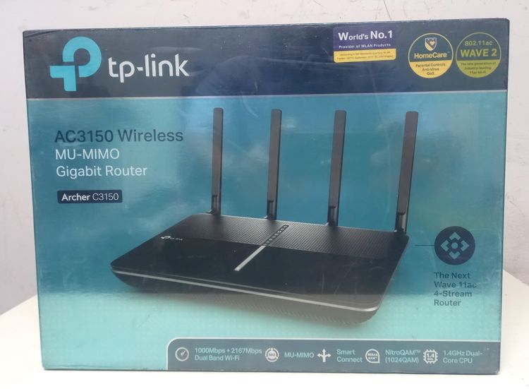อุปกรณ์เครือข่าย Wi-Fi Router Access Point TP LINK Archer C3150 AC3150 Wireless MU-MIMO Gigabit 