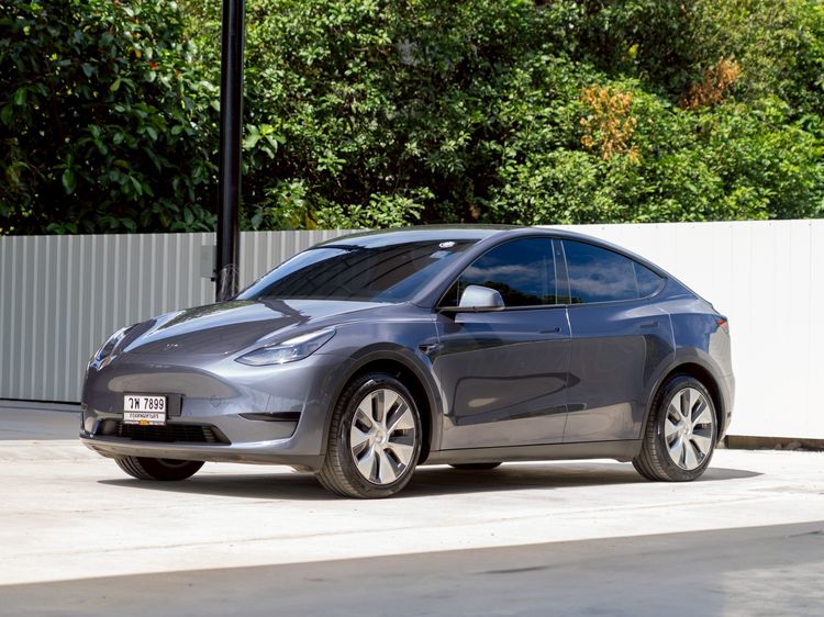 Tesla Model Y 2023 Rear-Wheel Drive Sedan ไฟฟ้า ไม่ติดแก๊ส เกียร์อัตโนมัติ เทา รูปที่ 3
