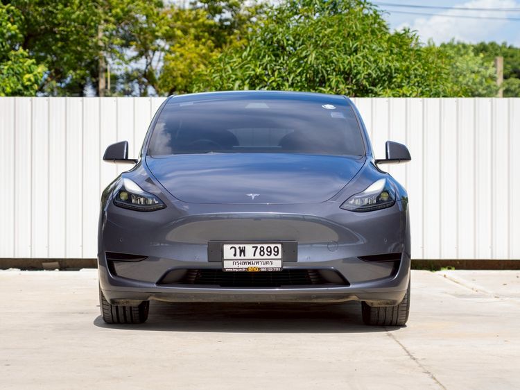 Tesla Model Y 2023 Rear-Wheel Drive Sedan ไฟฟ้า ไม่ติดแก๊ส เกียร์อัตโนมัติ เทา รูปที่ 2