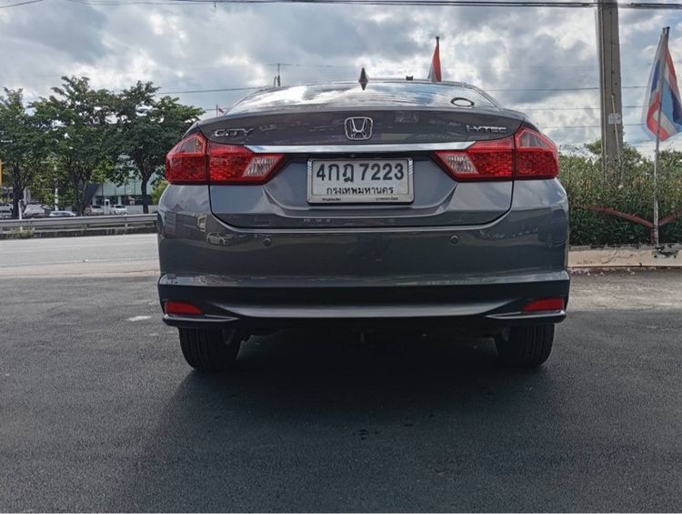 Honda City 2015 1.5 V Plus i-VTEC Sedan เบนซิน ไม่ติดแก๊ส เกียร์อัตโนมัติ เทา รูปที่ 4
