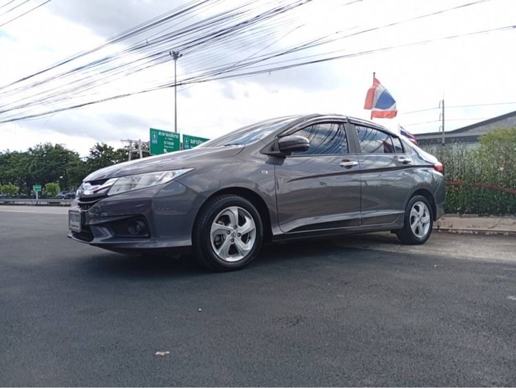 Honda City 2015 1.5 V Plus i-VTEC Sedan เบนซิน ไม่ติดแก๊ส เกียร์อัตโนมัติ เทา รูปที่ 2