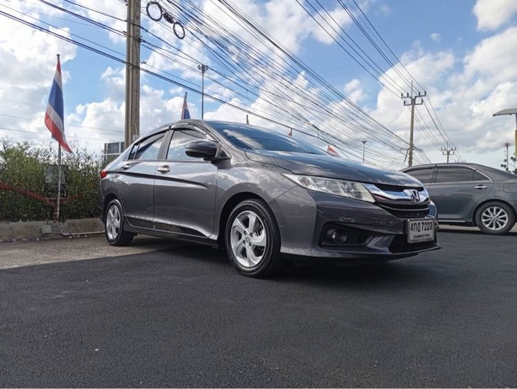 Honda City 2015 1.5 V Plus i-VTEC Sedan เบนซิน ไม่ติดแก๊ส เกียร์อัตโนมัติ เทา