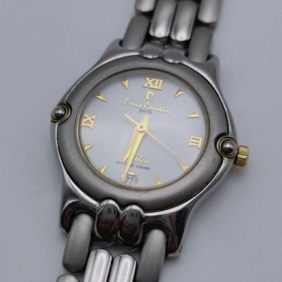 นาฬิกาผู้หญิง แบรนด์ Pierre Cardin มะยมทองคำ18K และ part ถ่านใหม่ พร้อมใช้ครับ รูปที่ 10