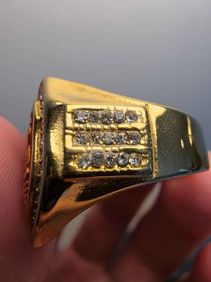 แหวน หลวงพ่อ สวยของเก่าเก็บ ลงยา หายาก เบอร์ 9-10 เดิมๆ ขายตามสภาพ ของที่บ้าน พร้อมส่งครับ  รูปที่ 5