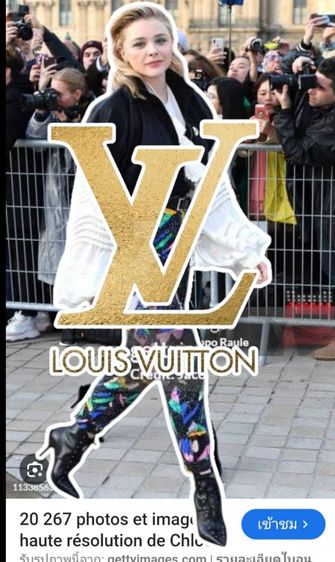 ดำ M กางเกง Louis Vuitton👖🇨🇵ดาราฮอลลีวูดใส่
