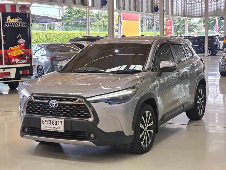 รถ Toyota Corolla Cross 1.8 Hybrid Premium สี เทา