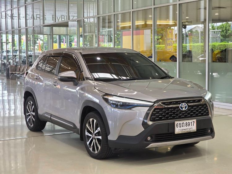 Toyota Corolla Cross 2020 1.8 Hybrid Premium Sedan ไฮบริด ไม่ติดแก๊ส เกียร์อัตโนมัติ เทา รูปที่ 2