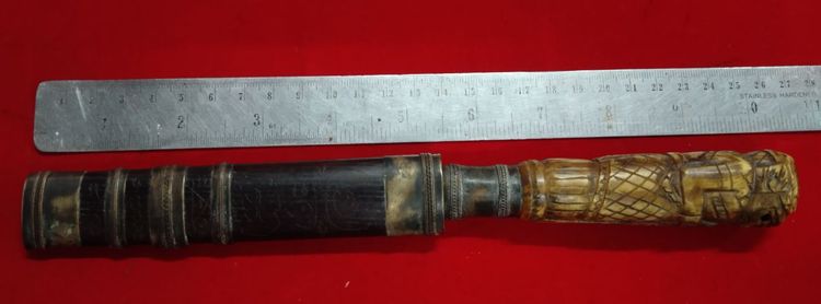 มีดหลวงพ่อกวย ด้ามหนุมาน ขนาด11นิ้ว ปี2499 รูปที่ 2