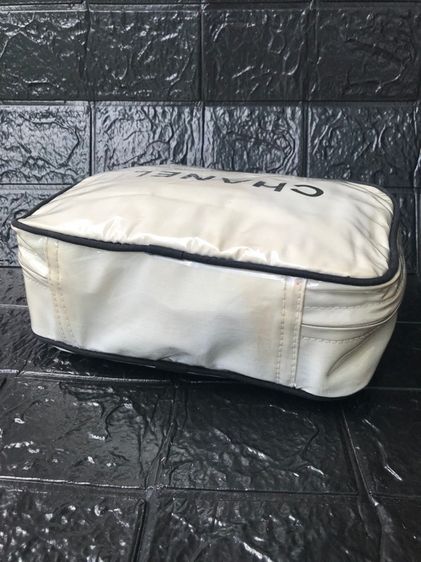 Vintage 90' CHANEL Cosmetic Makeup Bag มือสอง รุ่นหายาก  รูปที่ 5