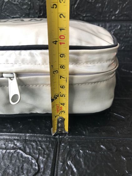 Vintage 90' CHANEL Cosmetic Makeup Bag มือสอง รุ่นหายาก  รูปที่ 13