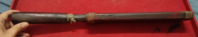 มีดหมอหลวงพ่อเดิม ไม้โบราณทั้งเล่ม พ.ศ.2470 ใหญ่20นิ้ว รูปที่ 15