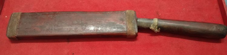 มีดหมอหลวงพ่อเดิม ไม้โบราณทั้งเล่ม พ.ศ.2470 ใหญ่20นิ้ว รูปที่ 4