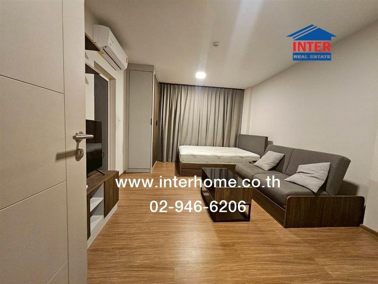 คอนโดมิเนียม 26.85 ตร.ม. ดีคอนโดธาร จรัญฯ อาคาร A ใกล้ MRTสถานีบางขุนนนท์ ถนนเลียบทางรถไฟตลิ่งชัน ถนนจรัญสนิทวงศ์ เขตบางกอกน้อย กรุงเทพ รูปที่ 2