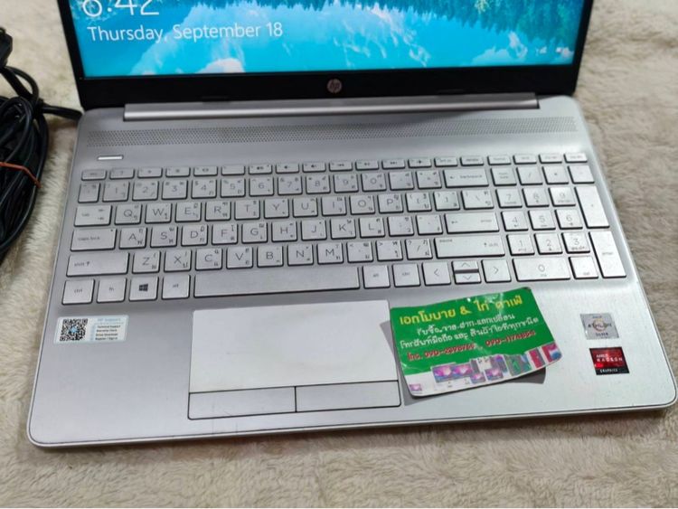  hp จอ 15.6 นิ้ว สเปก AMD Athlon Silver 3050U  แรม 4 GB รูปที่ 2
